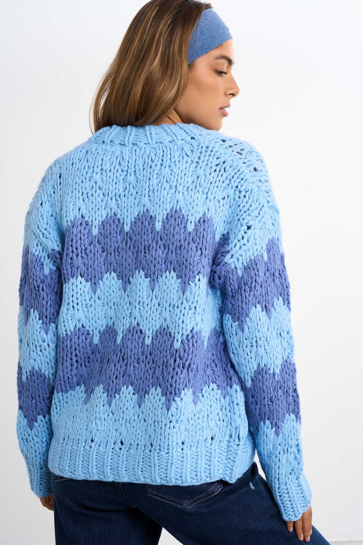 Cardigan en grosse maille