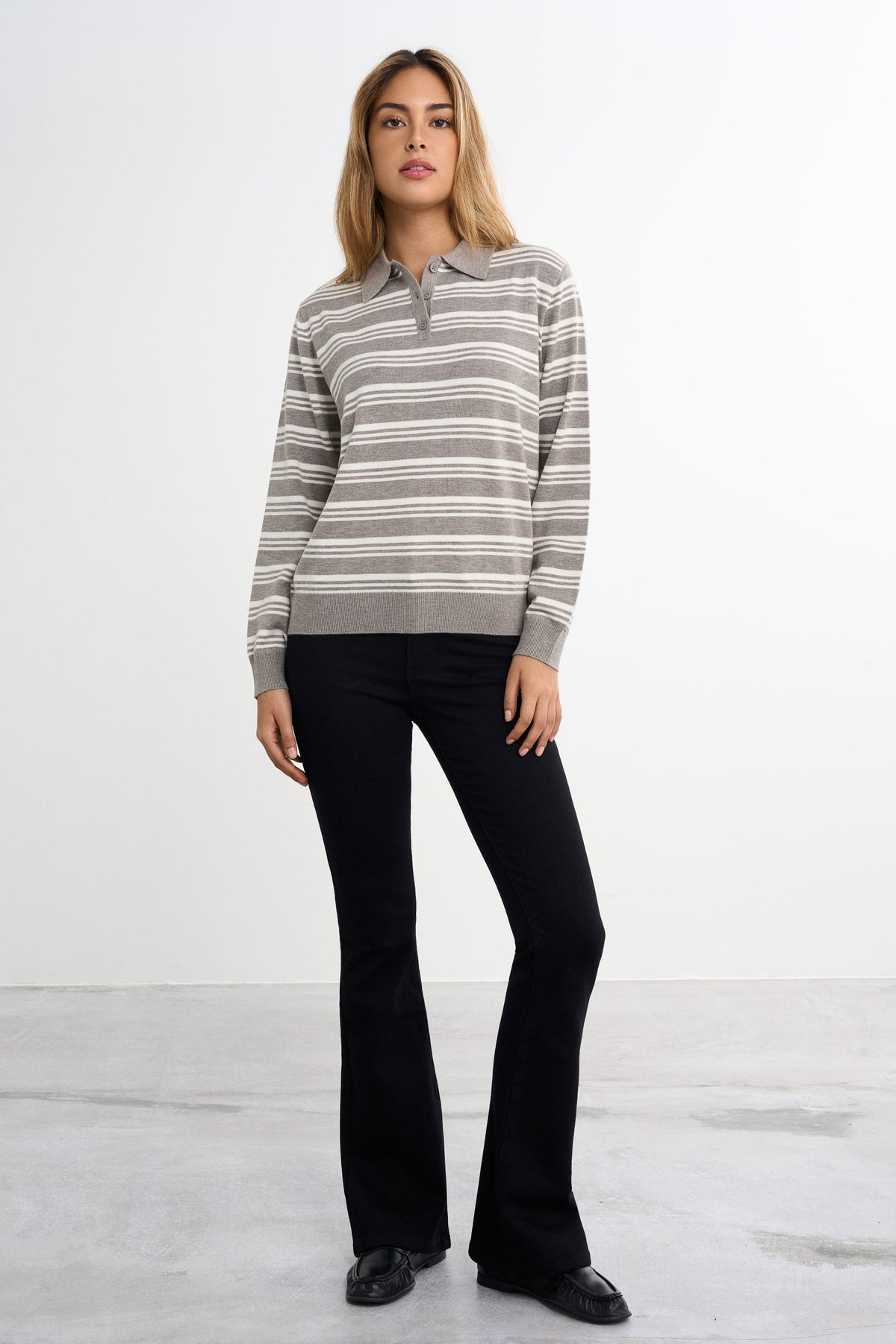Pull en piqué tricoté