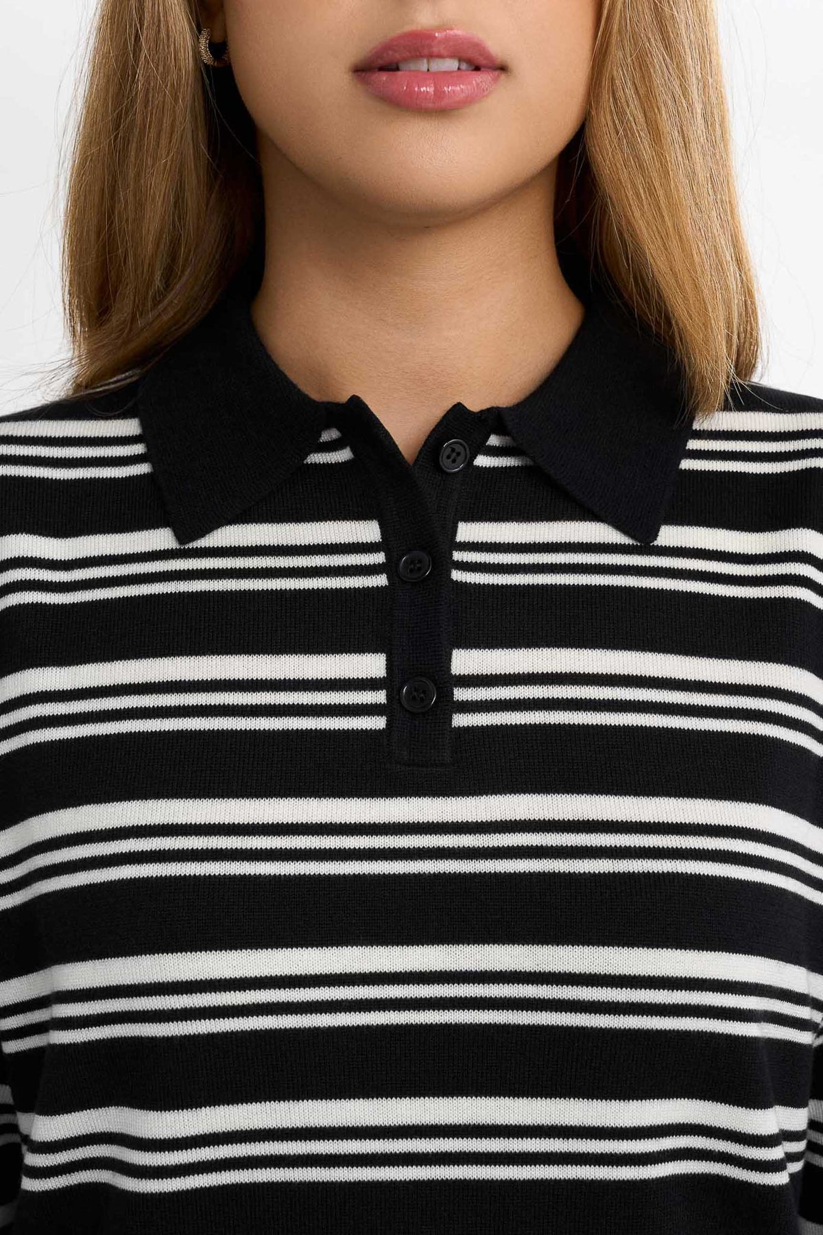 Pull en piqué tricoté