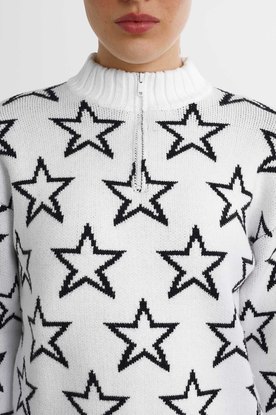 Chunky Knit Star Sweater