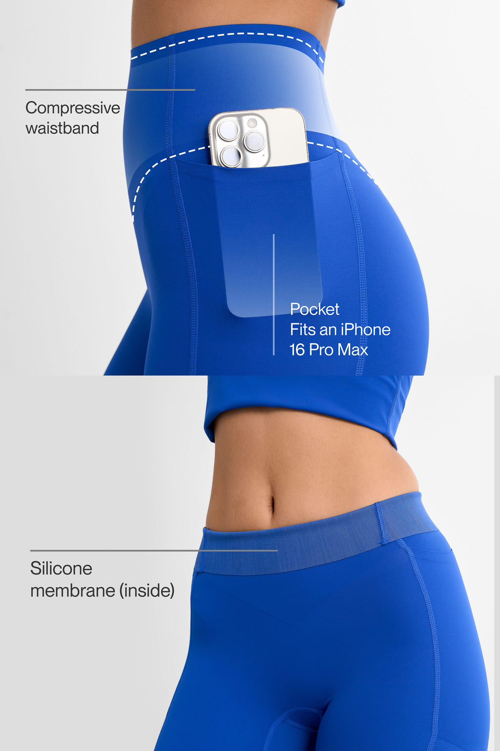 Pocket Compression Leggings - for dame - Famme - Leggings