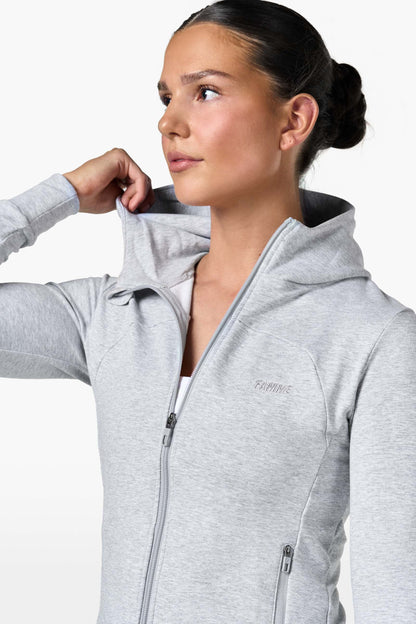 Grey Fit Hoodie - for dame - Famme - Hoodie