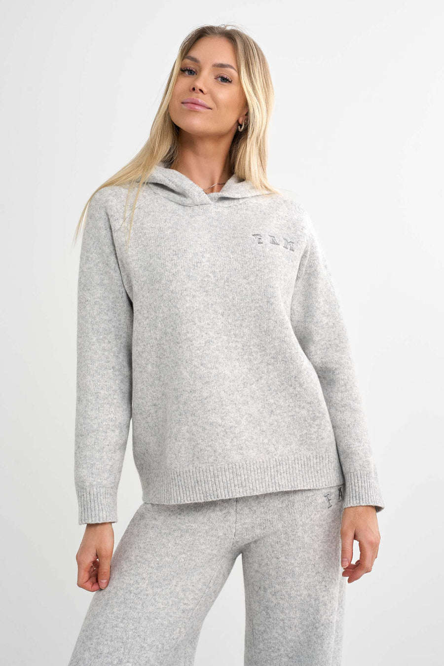 Legacy Knit Hoodie · Gris