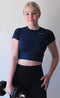 Seamless cropped T-shirt