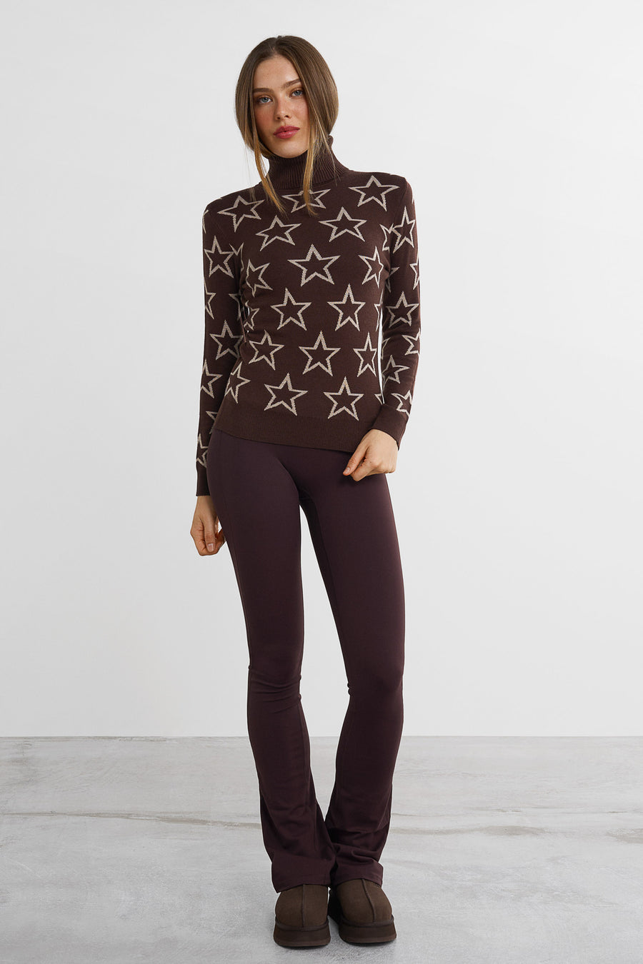 Skistar Sweater · Brown/Beige